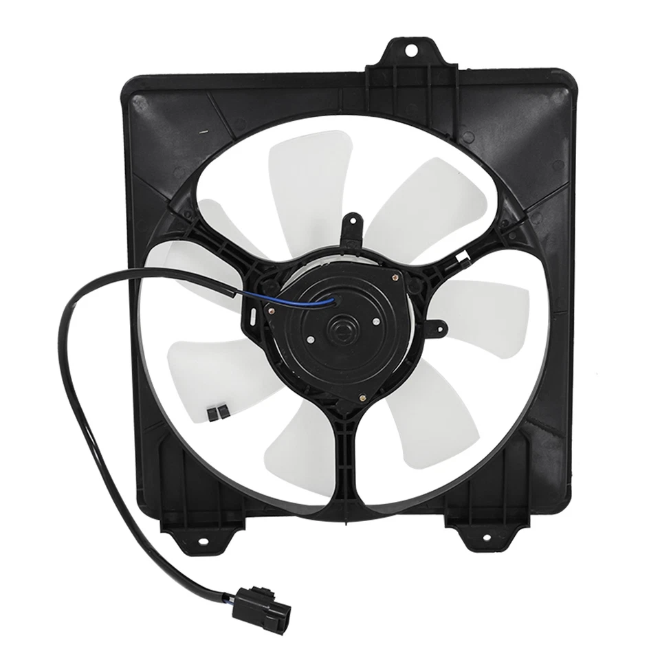 Left+Right Radiator Condenser Cooling Fan For 2001-05 Toyota RAV4 600460 610460 - Изображение 3 из 4