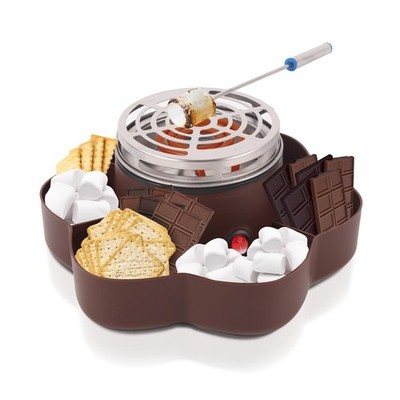 Electric S'mores Maker Tabletop Indoor, Flameless Marshmallow Roaster, Smores Ki
