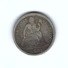 NICE VF 1891-O SEATED LIBERTY DIME