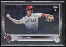 2022 Topps Chrome Janson Junk Rookie Auto Los Angeles Angels #RA-JJ RC