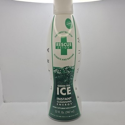 Rescue Detox ICE Liquid Green Tea Herbal Supplement Detox Cleansing 32 fl oz