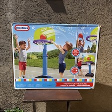 Little Tikes TotSports Easy Score Adjustable Portable Basketball Hoop, Plastic