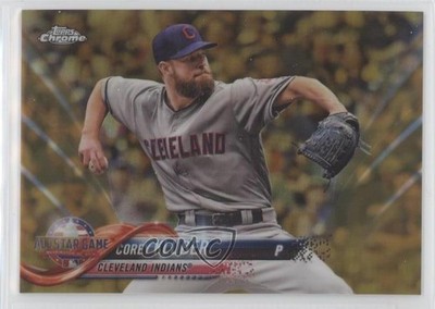 2018 Topps Chrome Update Target Exclusive Gold Refractor 49/50 Corey Kluber nu7