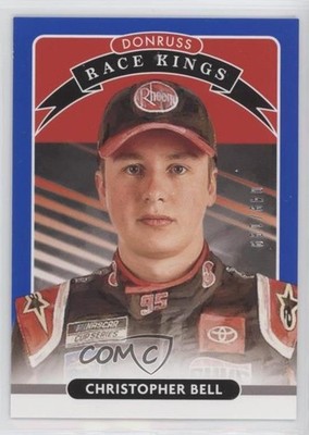 2021 Panini Donruss NASCAR Race Kings Navy Blue 48/199 Christopher Bell #8 00q8