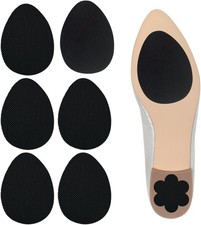 Non-Slip Shoe Pads, Sole Protectors for Bottom of Shoes, 6PCS Black