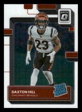 2022 Donruss Optic #257 Daxton Hill RC Rookie Cincinnati Bengals