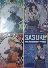 Naruto Uzumaki NARUTO Openable Long Holder 4 Pc Set Cacashi Sasuke Kakashi