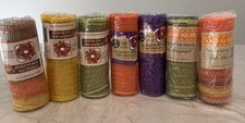 7 Rolls Decorative Mesh 6 in x 5 yds Wreath Basket Fall Halloween Thanksgiving