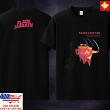 Open Deal for Black Fan  Vintage Heavy Metal Band Tee Black Sabbath T-Shirt
