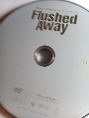 FLUSHED AWAY FULSCRN DVD DISC ONLY USED FREESHIP NOTRACKING