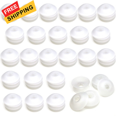 The Beadsmith No-Tangle Thread Bobbins, String Organizer, 2.5 Inches, white