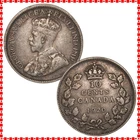 Canada - 10 Cents - 1920 - KM#23a - Silver .800 - 0.060 ASW