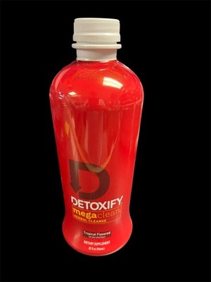1x Bottle Mega Clean Detoxify Tropical Herbal Cleanse | 32oz