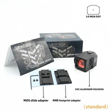 KRAKEN 3MOA RED DOT SIGHT Closed Emitter RMR and MOS Basic Mount Shack Awake