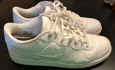 Nike Air Indee Men Size 13 White Leather Shoe Sneaker Classic Low top 318488-112