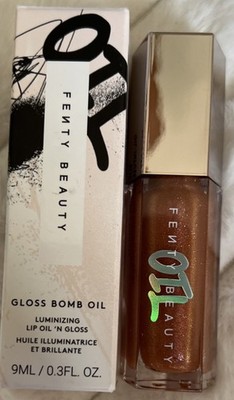 Fenty Beauty Gloss Bomb Oil Luminizing Lip Oil  N Gloss ~ 05 FROSTED BUNZ ~ NIB