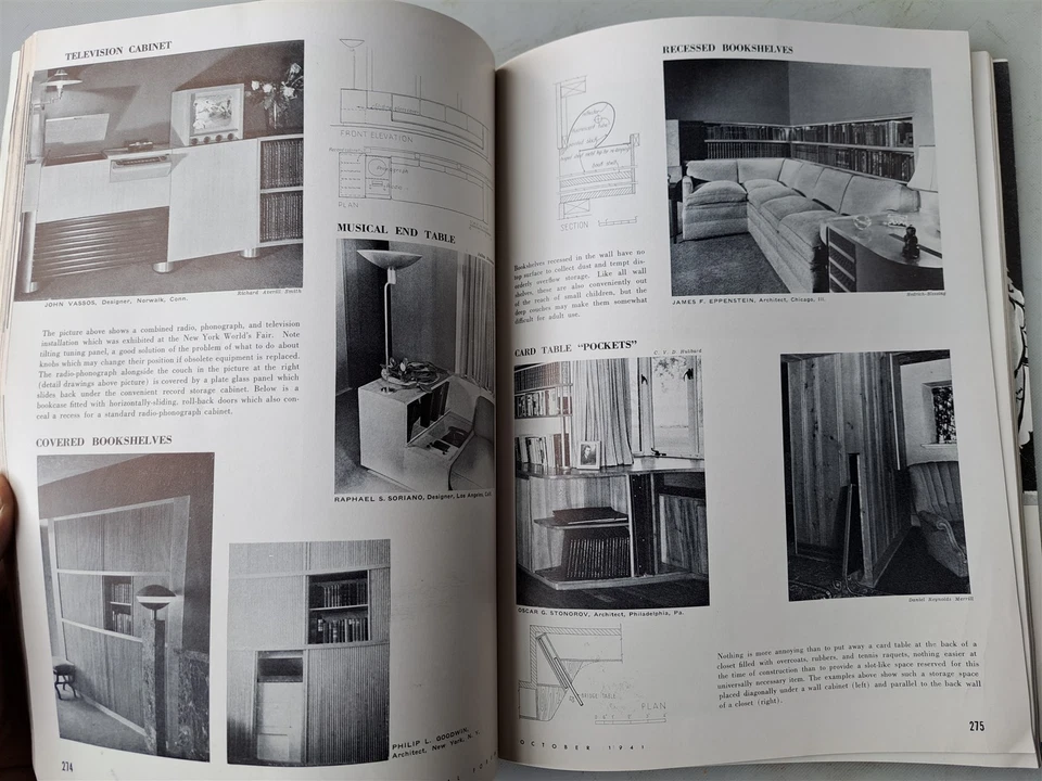The Architectural Forum Magazine October 1941 Issue - Low-Cost Houses - Image 3 of 4