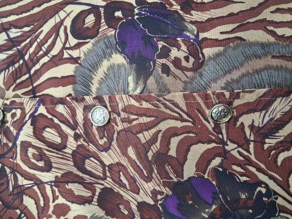 Vintage Maggie Sweet Blouse Top Womens Plus Size 2X Button Up Floral Animal Prin - Image 4 of 4