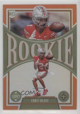 2022 Legacy Rookies Premium Edition Orange /149 Chris Olave #154 Rookie RC 0g76
