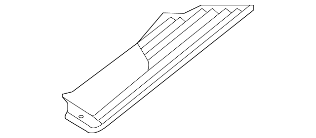 Genuine Nissan Rear Sill Plate 769B7-3JA1A