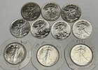 10 1991 American Silver Eagle Dollars, $1 U.S. .999 ASE 1 oz Set Lot Half Roll