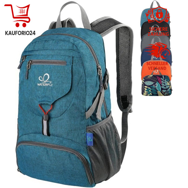 Ultraleicht Faltbar Rucksack 20L Packable Wanderrucksack Outdoor Herren Damen-image