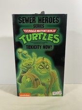 NECA TMNT Toxicity Now  Muckman and Joe Eyeball Glow in the Dark DAMAGED BOX