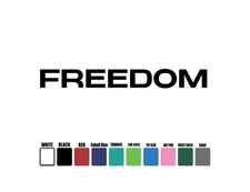 FREEDOM Vinyl Decal Sticker Die Cut Charlie Kirk True American Hero Patriotism