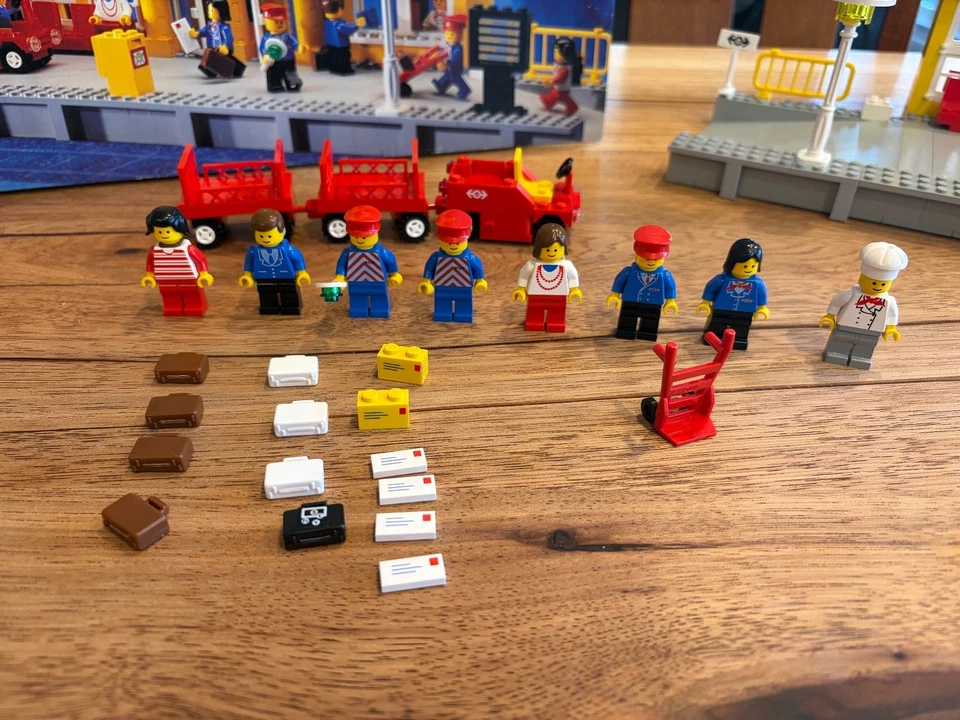 ESTACIÓN DE METRO (TREN) LEGO #4554 VINTAGE (1992) Foto 3 de 4