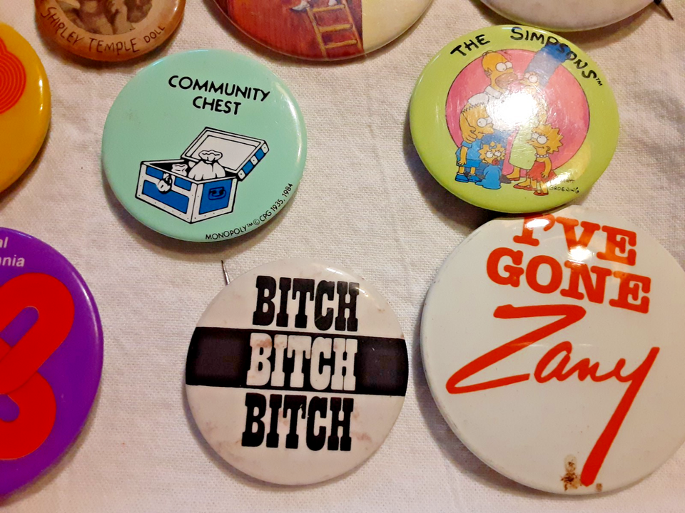 Proclaim Pinback Lot of 21 Vintage Pinback Buttons Pins Asst Themes - Religion Promo ...