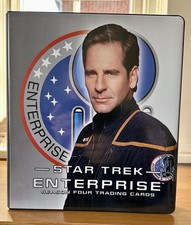 Star Trek TV Enterprise Season 4 Official Collectors Binder and Full Base Set