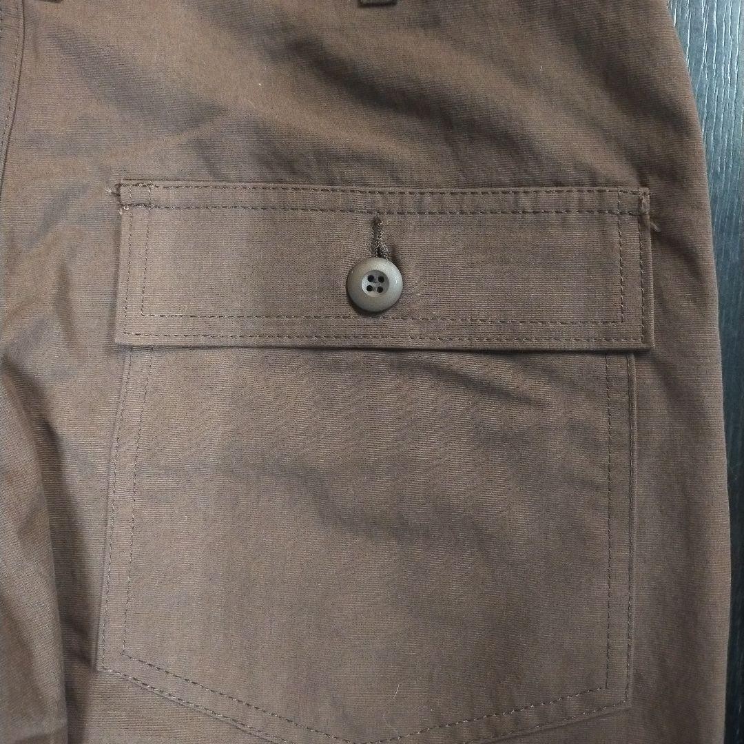 A Bathing Ape Nylon Cotton Straight Work Pants Brown L Waist 86cm BA0226170 thumbnail 7