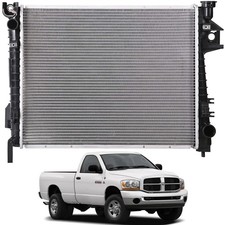 Radiator Complete for 2002-2008 Dodge Ram 1500 2500 3500 - V6 V8, 3.7L 4.7L 5.7L