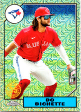 2022 Topps Series 1 - 1987 Topps Chrome Silver Pack Mojo Bo Bichette #T87C-69