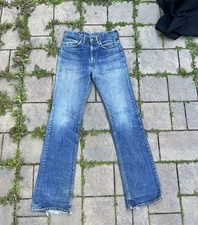 Vintage 70s Levi’s 517 Single Stitch Made In USA Talon Nice Wear 32 X 38