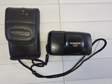 OLYMPUS Infinity Stylus Zoom DLX Deluxe Black 35mm Film Camera with Case WORKS