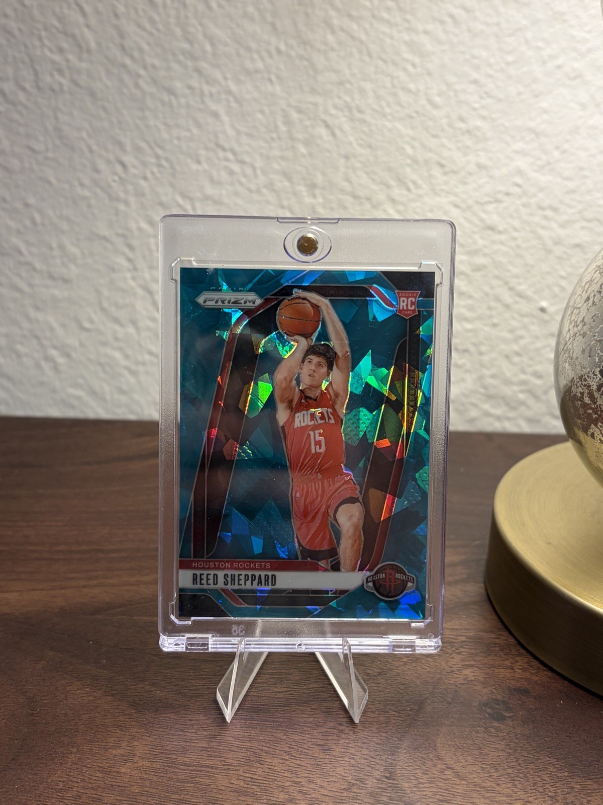 2024-25 Panini Prizm Reed Sheppard #268 Teal Ice /225 Rookie RC