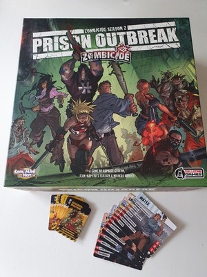 ZOMBICIDE Prison Outbreak + 2nd Edition Upgrade Cards Survivor and Spawn