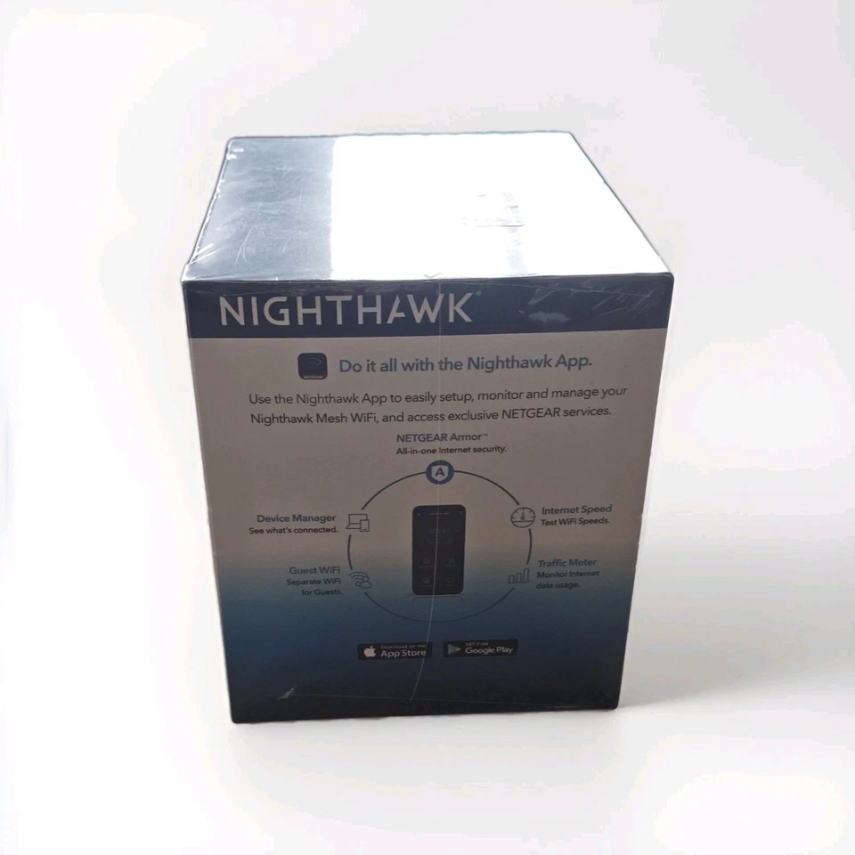 NETGEAR Whole Home Nighthawk Mesh Wifi 6 System Router AX3000 MK72 - Image 2 of 4