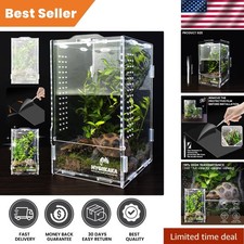 Compact Acrylic Jumping Spider and Insect Habitat - Safe  Transparent Enclosure