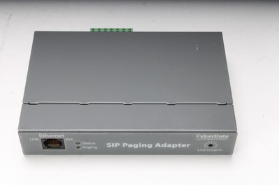 Cyber Data 011233A V3 SIP Paging Adapter - No Power Supply