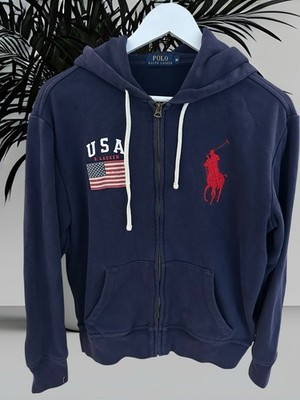 Polo Ralph Lauren USA Chief keef Zip Strickjacke Größe S/M
