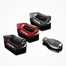 Silber-Schwarz Schl&uuml;sseletui-Abdeckung F&uuml;r Mercedes Benz A B C E S R CL CLA AMG