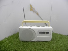 Roberts RP15 Portable AM/FM Radio White Headphone Jack Type G Mains/Battery