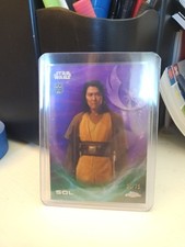 2025 Topps Chrome Star Wars Sol Kamino Purple Refractor /75