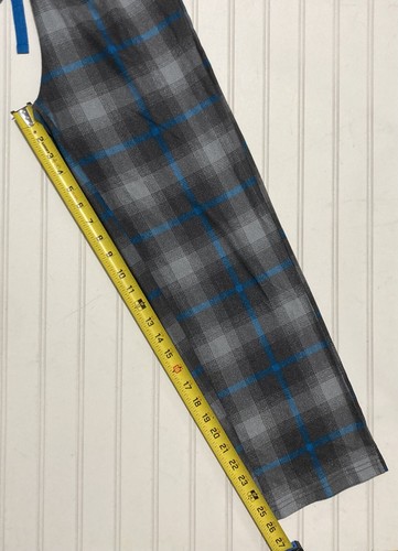 Arizona Jeans Co Kid Pajama Pants L 14-16 Gray Blue Plaid Holiday Bottoms Spring - Picture 5 of 5
