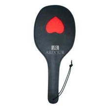 Genuine Leather BDSM Spanking Paddle Heart-Shaped Paddle Made from Real Cowhide