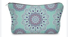 Cosmetic Pouch/bag Beautiful Pattern 6x9 Zipper Closure Polyester
