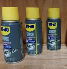 (Multi-Pack) WD-40 Bike All-Conditions LUBE for Chain 2.5 oz Spray, Stop Squeaks