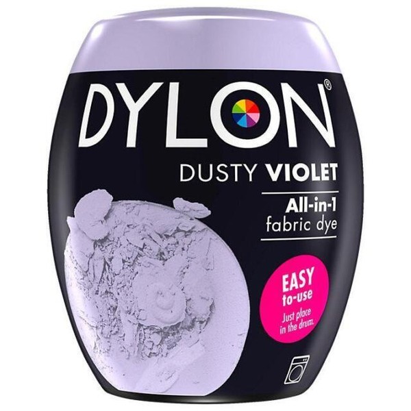Dylon Textilfarbe Dusty Purple Color & Fixer for 600g Fabric Fabric Dye